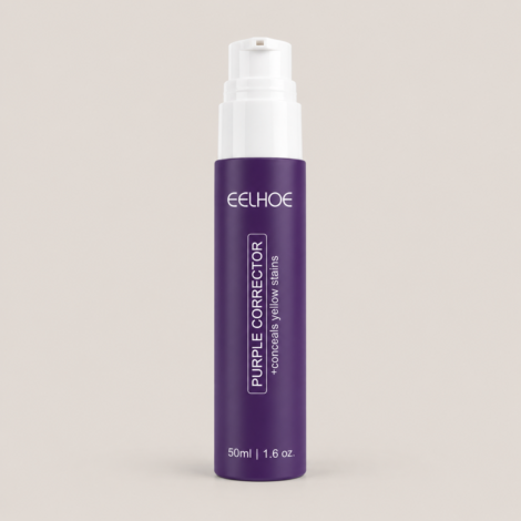 EELHOE Purple Corrector 50ml pump bottle and box, purple color-correcting teeth whitening serum, available in Dubai UAE