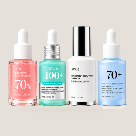 Anua Niacin & Hyaluronic Serum 30ml – Korean glow and hydration face serum UAE