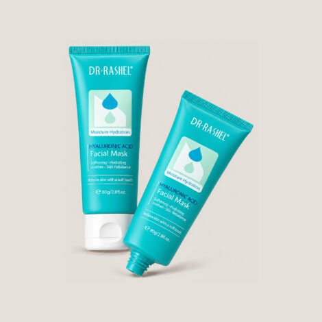 Dr. Rashel Hyaluronic Acid Facial Skin Polish UAE – 100g teal exfoliating scrub tube